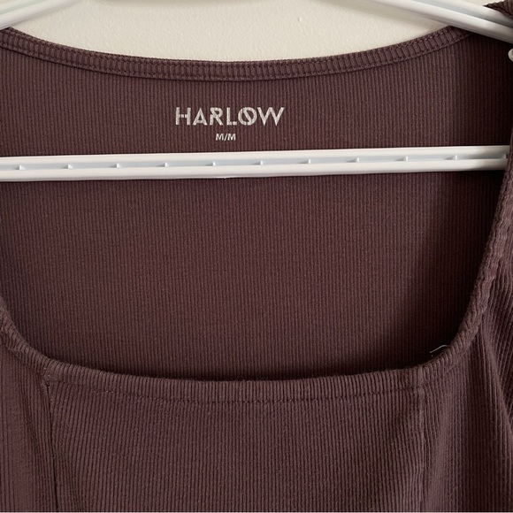 HARLOW Plum Square neck long sleeve size medium - Picture 4 of 4
